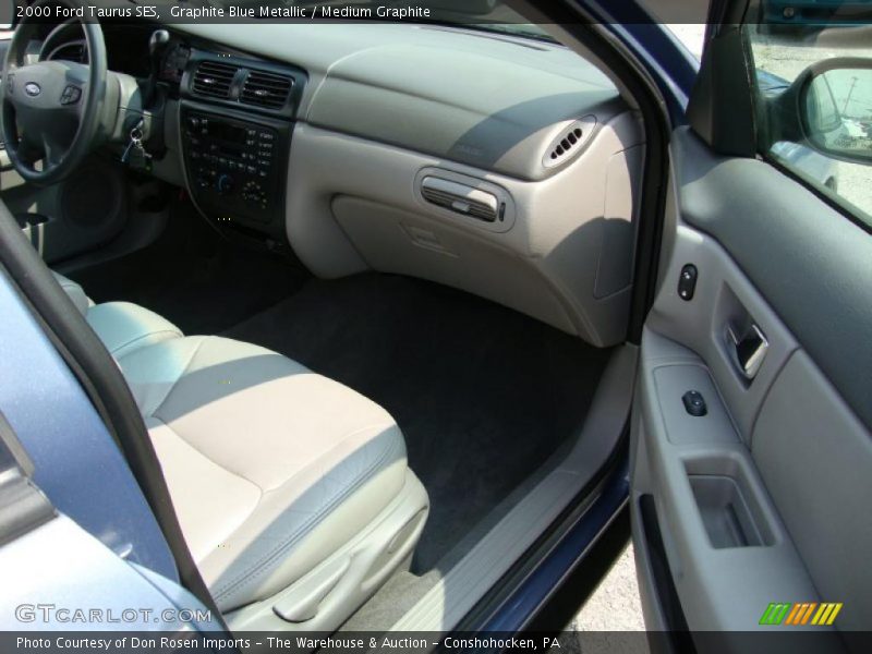 Graphite Blue Metallic / Medium Graphite 2000 Ford Taurus SES