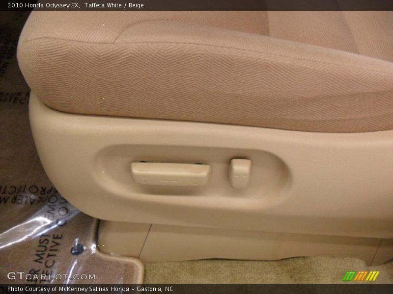 Taffeta White / Beige 2010 Honda Odyssey EX