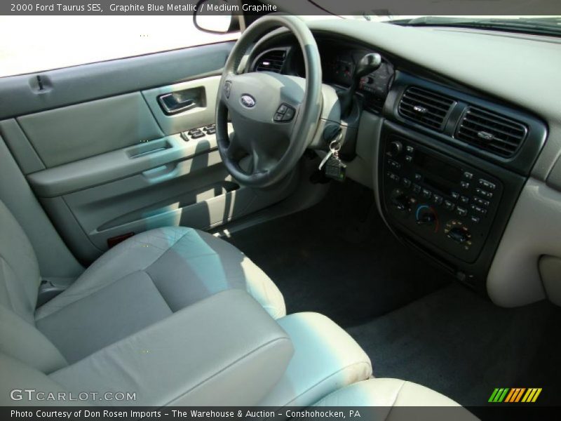 Graphite Blue Metallic / Medium Graphite 2000 Ford Taurus SES