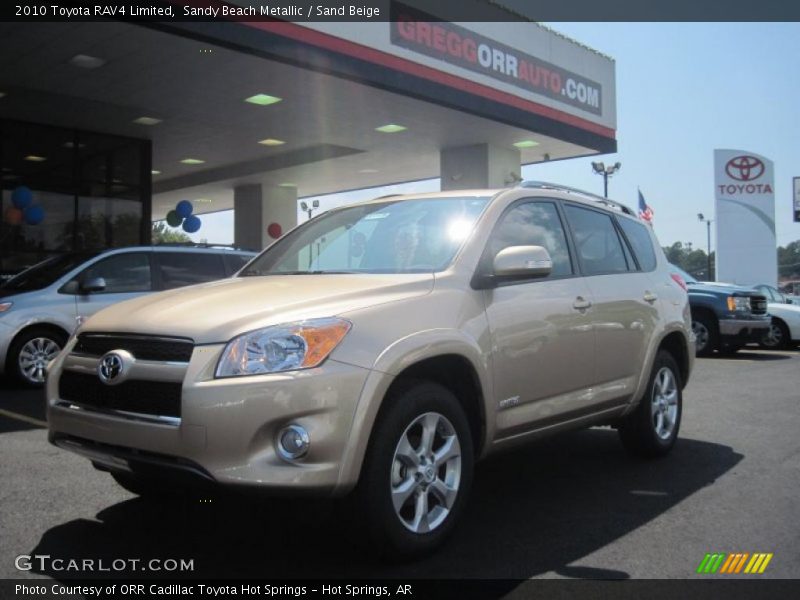 Sandy Beach Metallic / Sand Beige 2010 Toyota RAV4 Limited