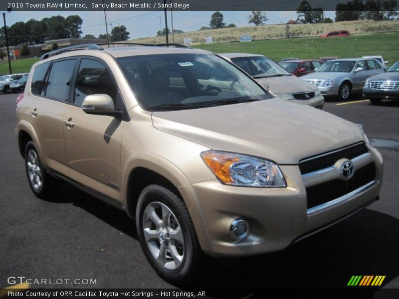 Sandy Beach Metallic / Sand Beige 2010 Toyota RAV4 Limited