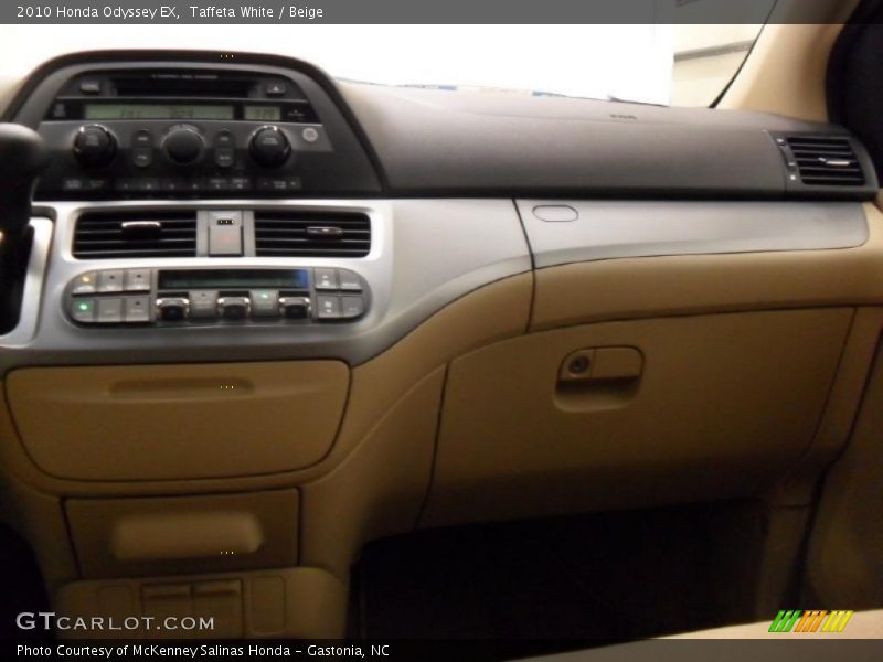Taffeta White / Beige 2010 Honda Odyssey EX