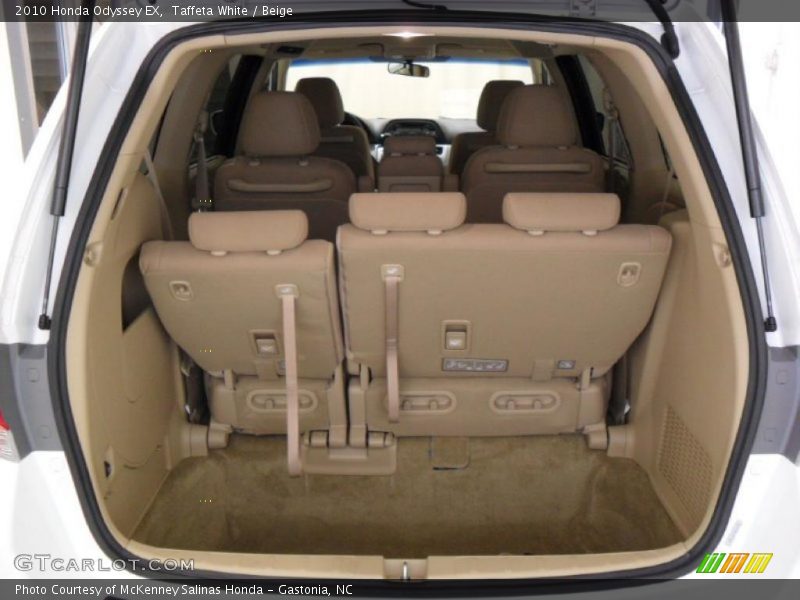 Taffeta White / Beige 2010 Honda Odyssey EX