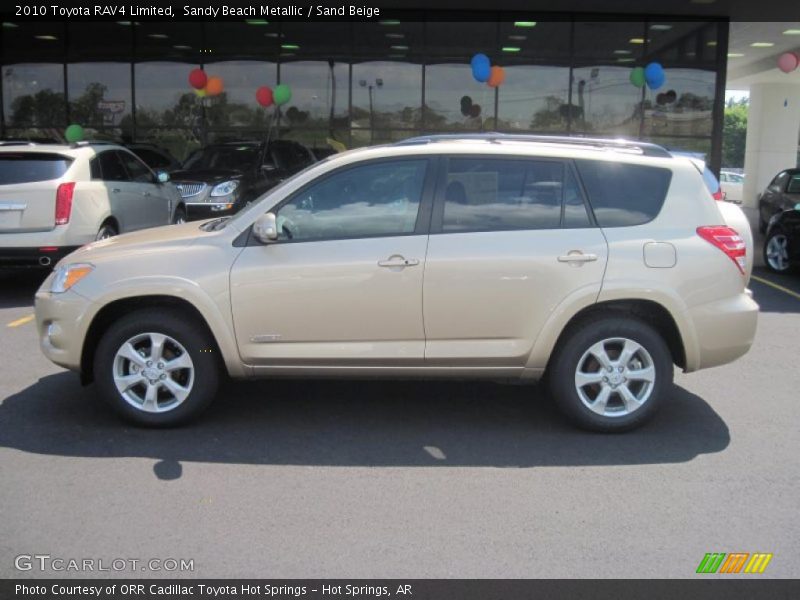 Sandy Beach Metallic / Sand Beige 2010 Toyota RAV4 Limited