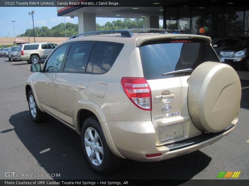 Sandy Beach Metallic / Sand Beige 2010 Toyota RAV4 Limited