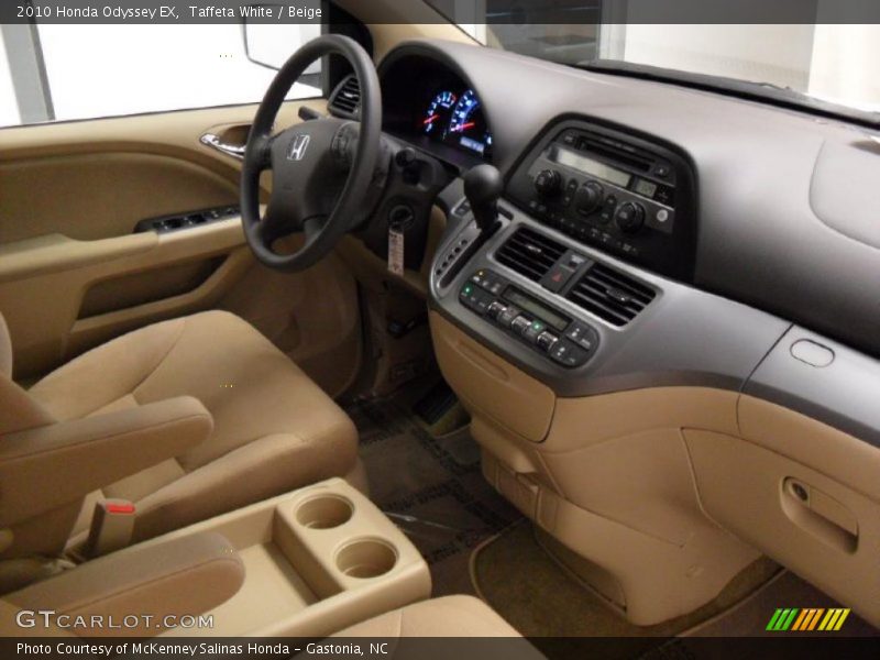 Taffeta White / Beige 2010 Honda Odyssey EX