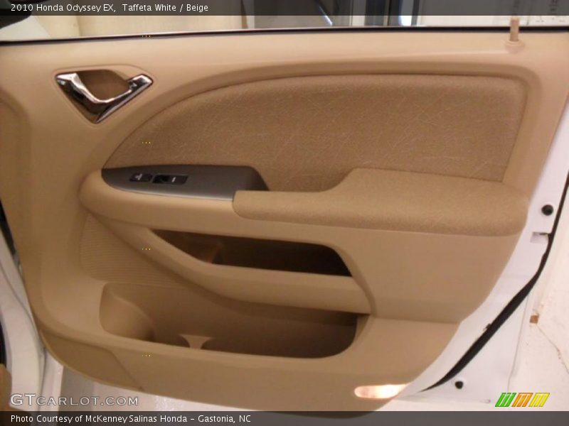 Taffeta White / Beige 2010 Honda Odyssey EX