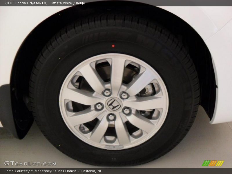 Taffeta White / Beige 2010 Honda Odyssey EX