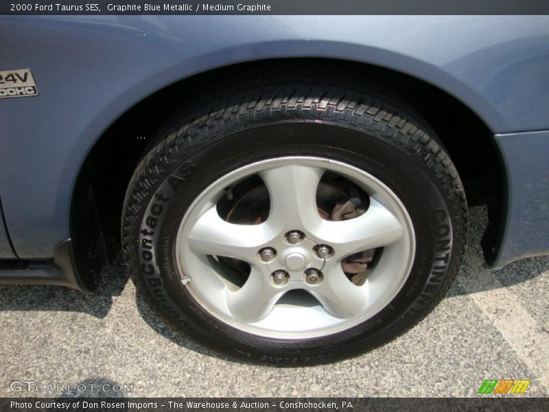 Graphite Blue Metallic / Medium Graphite 2000 Ford Taurus SES
