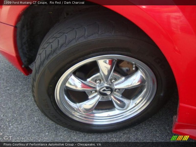 Rio Red / Dark Charcoal 1999 Ford Mustang GT Coupe