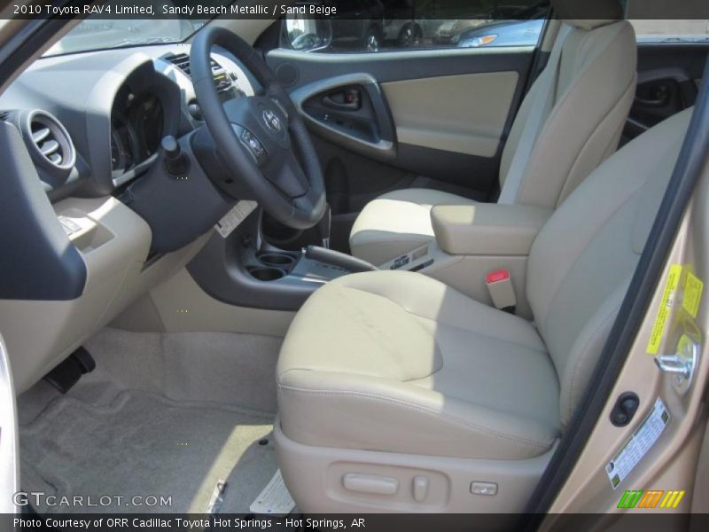 Sandy Beach Metallic / Sand Beige 2010 Toyota RAV4 Limited