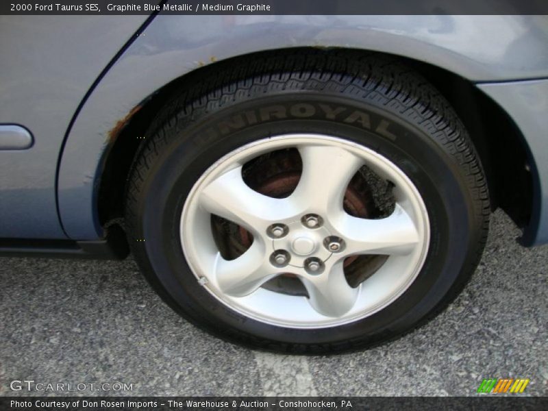 Graphite Blue Metallic / Medium Graphite 2000 Ford Taurus SES