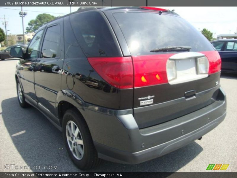 Black / Dark Gray 2002 Buick Rendezvous CXL AWD