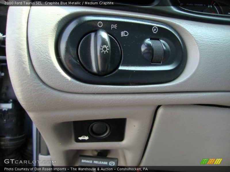 Graphite Blue Metallic / Medium Graphite 2000 Ford Taurus SES