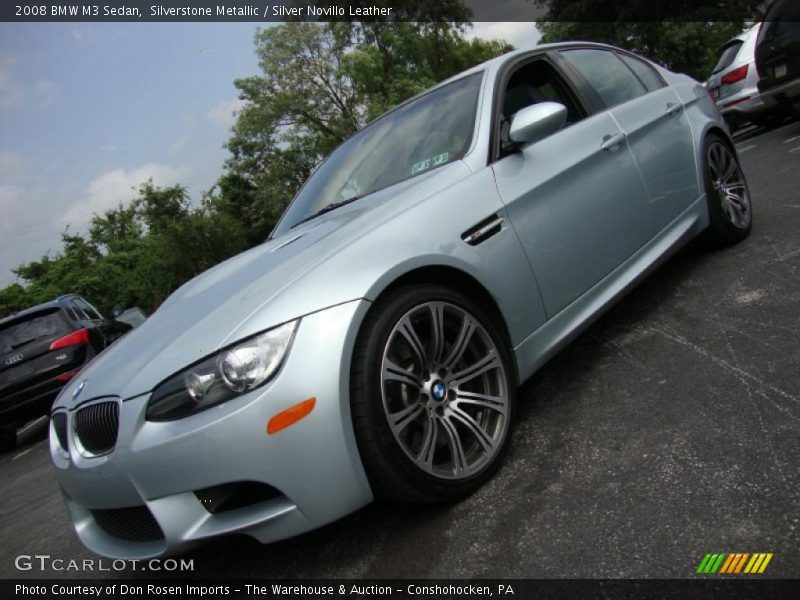 Silverstone Metallic / Silver Novillo Leather 2008 BMW M3 Sedan