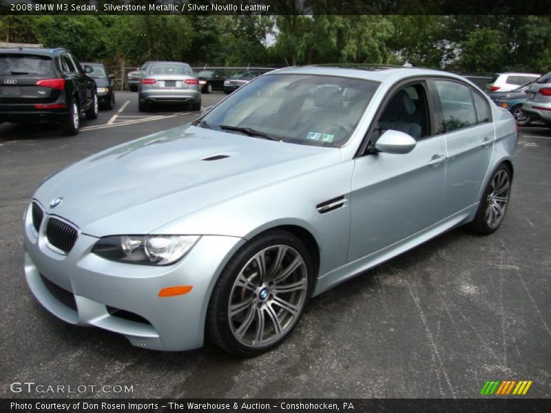 Silverstone Metallic / Silver Novillo Leather 2008 BMW M3 Sedan