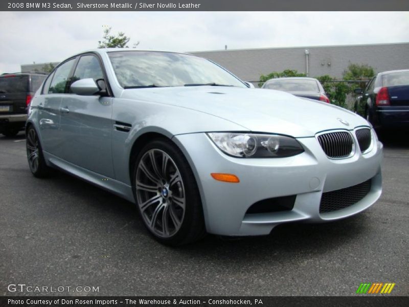 Silverstone Metallic / Silver Novillo Leather 2008 BMW M3 Sedan