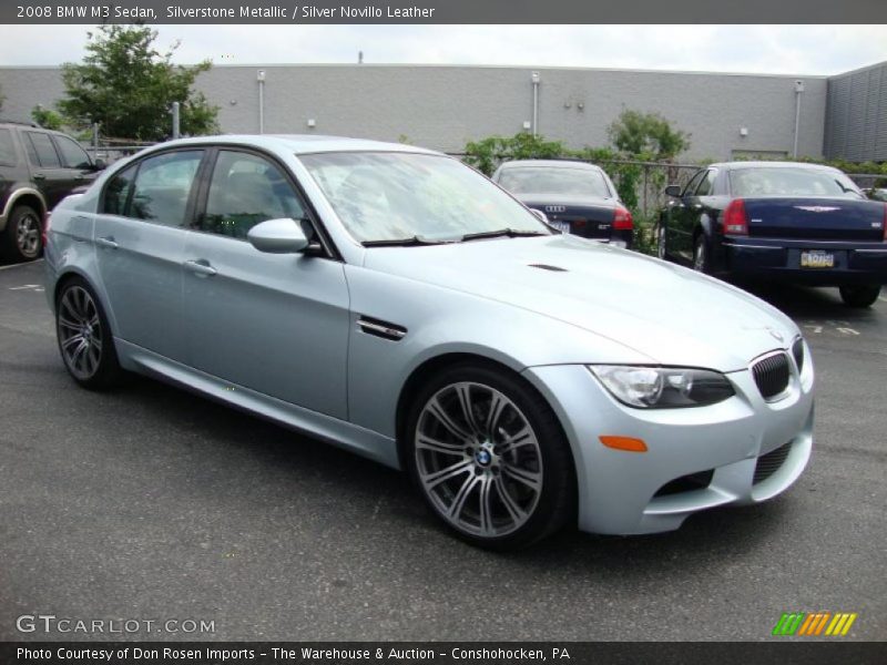 Silverstone Metallic / Silver Novillo Leather 2008 BMW M3 Sedan