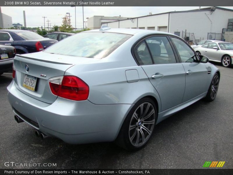 Silverstone Metallic / Silver Novillo Leather 2008 BMW M3 Sedan