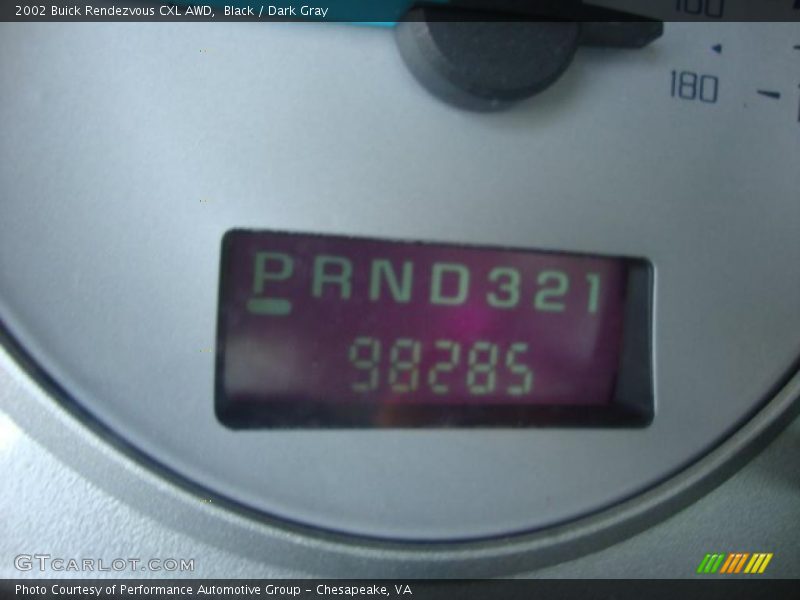 Black / Dark Gray 2002 Buick Rendezvous CXL AWD