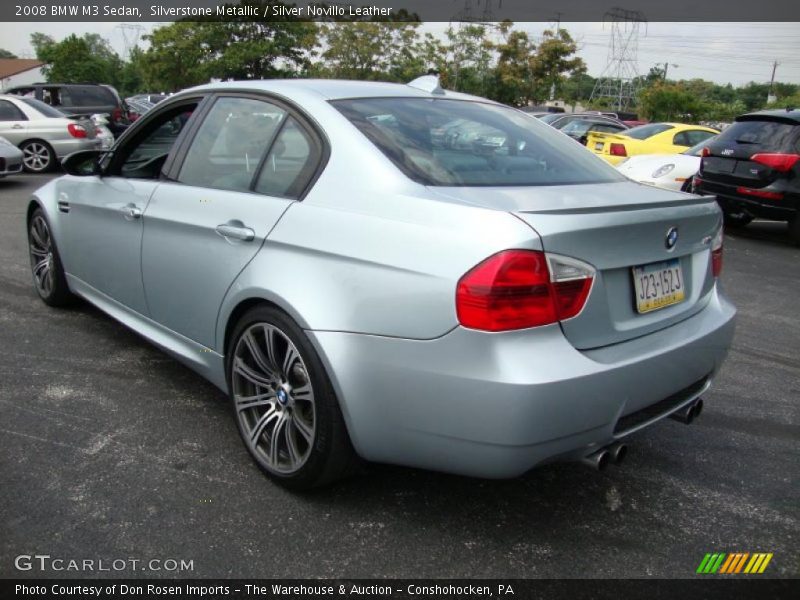 Silverstone Metallic / Silver Novillo Leather 2008 BMW M3 Sedan