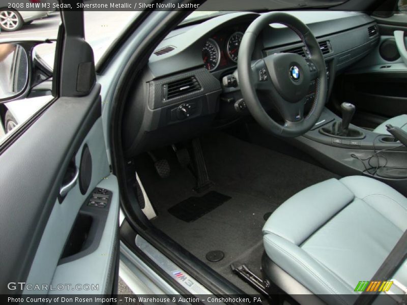 Silverstone Metallic / Silver Novillo Leather 2008 BMW M3 Sedan