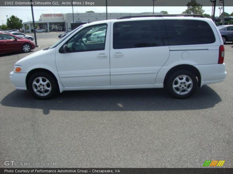 Arctic White / Beige 2002 Oldsmobile Silhouette GLS