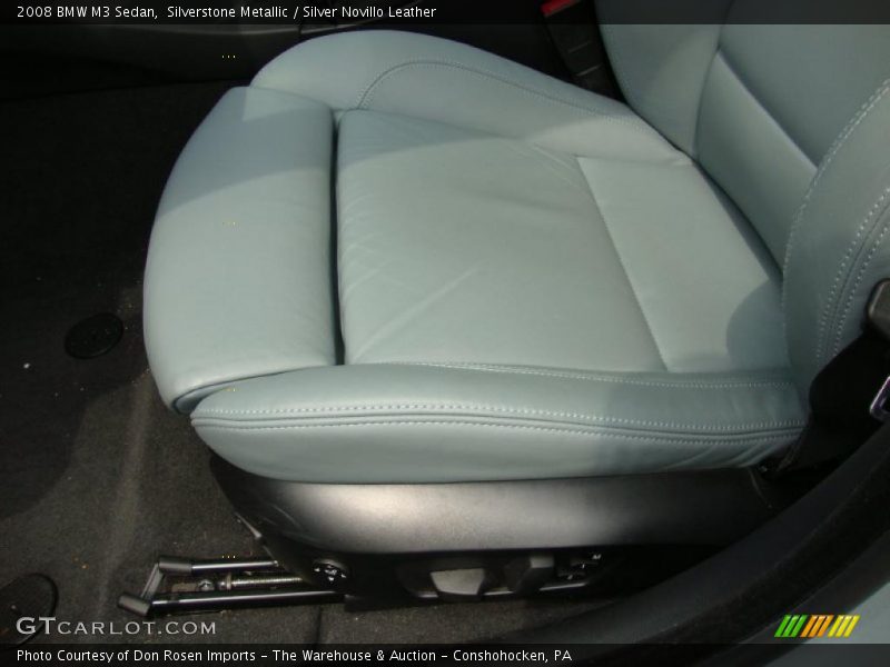 Silverstone Metallic / Silver Novillo Leather 2008 BMW M3 Sedan