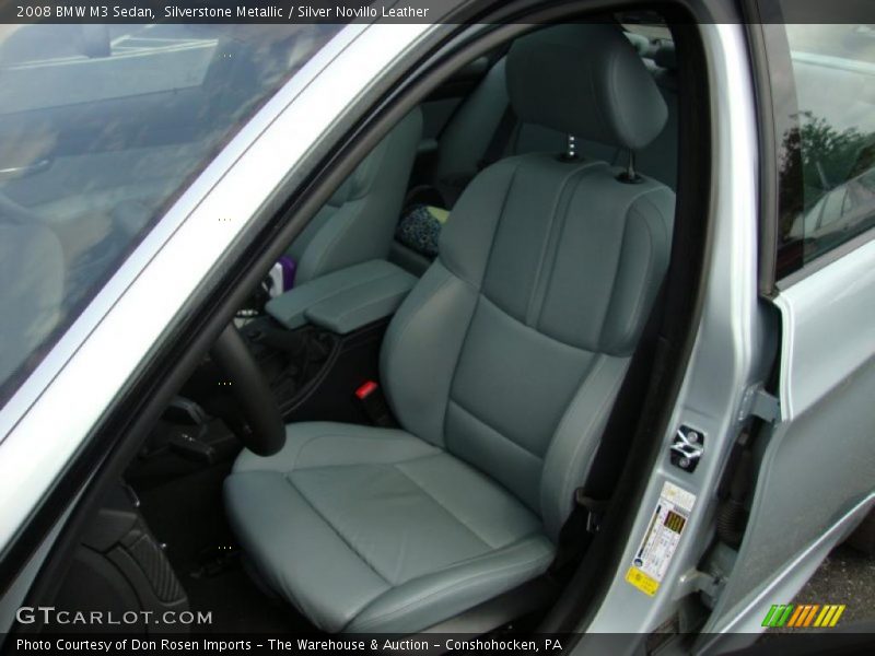 Silverstone Metallic / Silver Novillo Leather 2008 BMW M3 Sedan
