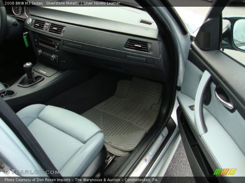 Silverstone Metallic / Silver Novillo Leather 2008 BMW M3 Sedan