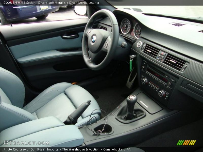 Silverstone Metallic / Silver Novillo Leather 2008 BMW M3 Sedan