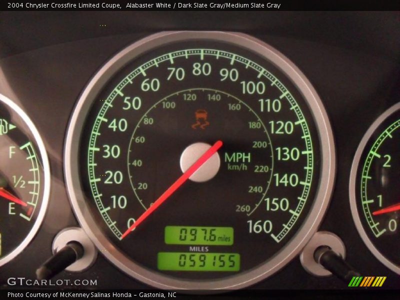 Alabaster White / Dark Slate Gray/Medium Slate Gray 2004 Chrysler Crossfire Limited Coupe