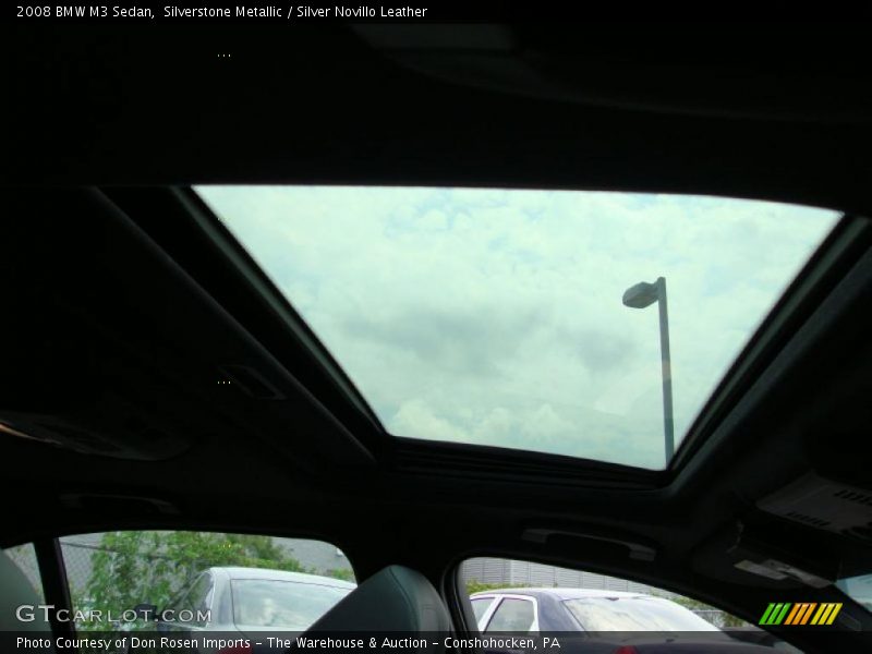 Silverstone Metallic / Silver Novillo Leather 2008 BMW M3 Sedan