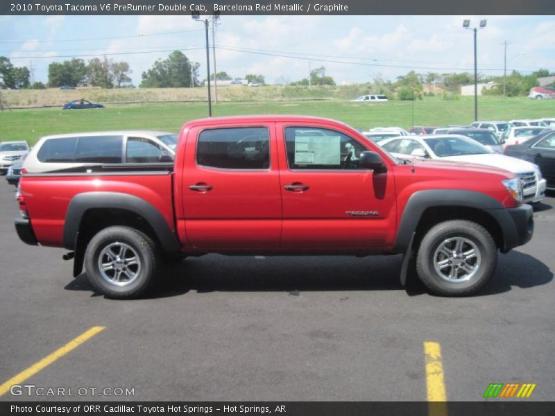 Barcelona Red Metallic / Graphite 2010 Toyota Tacoma V6 PreRunner Double Cab