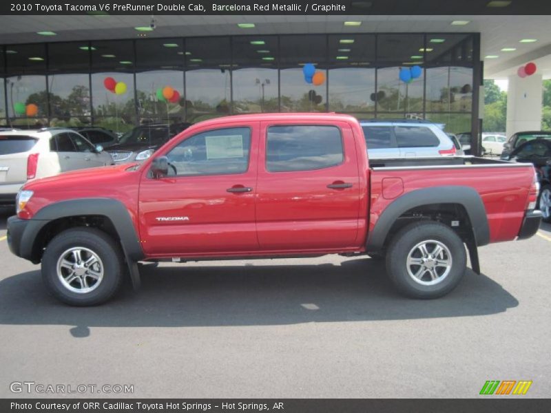 Barcelona Red Metallic / Graphite 2010 Toyota Tacoma V6 PreRunner Double Cab