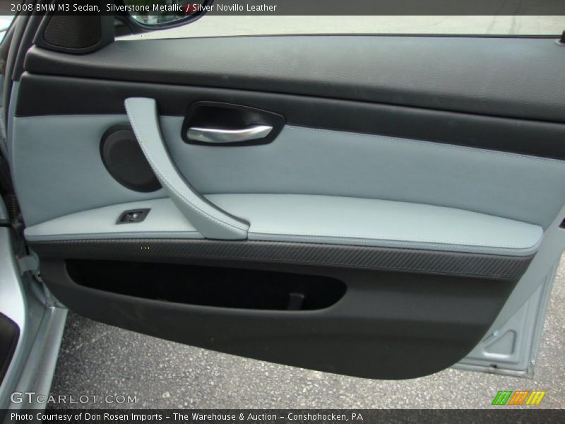 Silverstone Metallic / Silver Novillo Leather 2008 BMW M3 Sedan