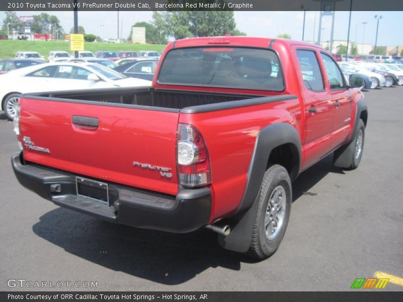 Barcelona Red Metallic / Graphite 2010 Toyota Tacoma V6 PreRunner Double Cab