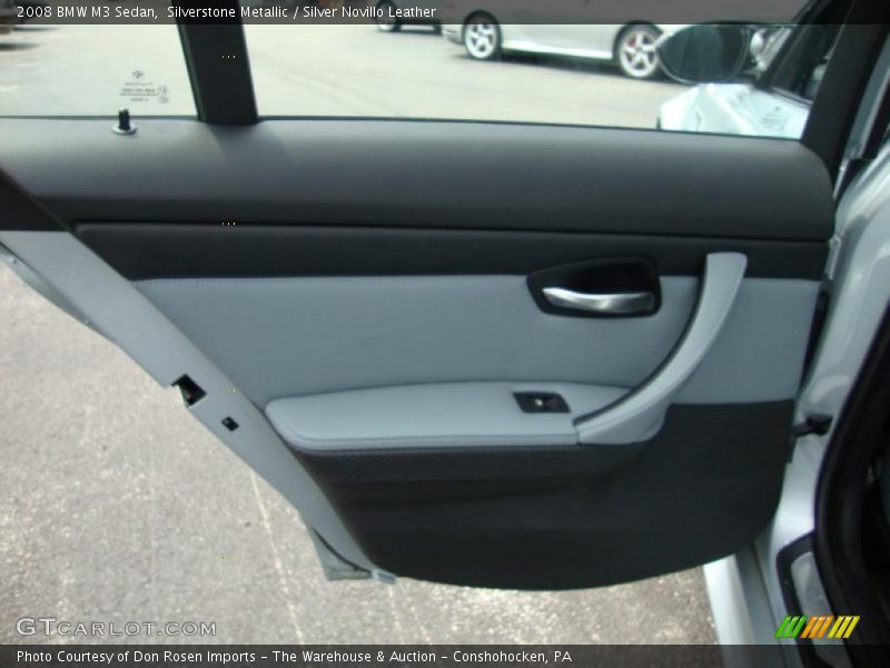 Silverstone Metallic / Silver Novillo Leather 2008 BMW M3 Sedan