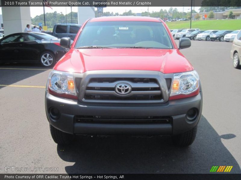 Barcelona Red Metallic / Graphite 2010 Toyota Tacoma V6 PreRunner Double Cab