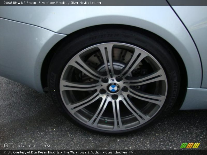 Silverstone Metallic / Silver Novillo Leather 2008 BMW M3 Sedan