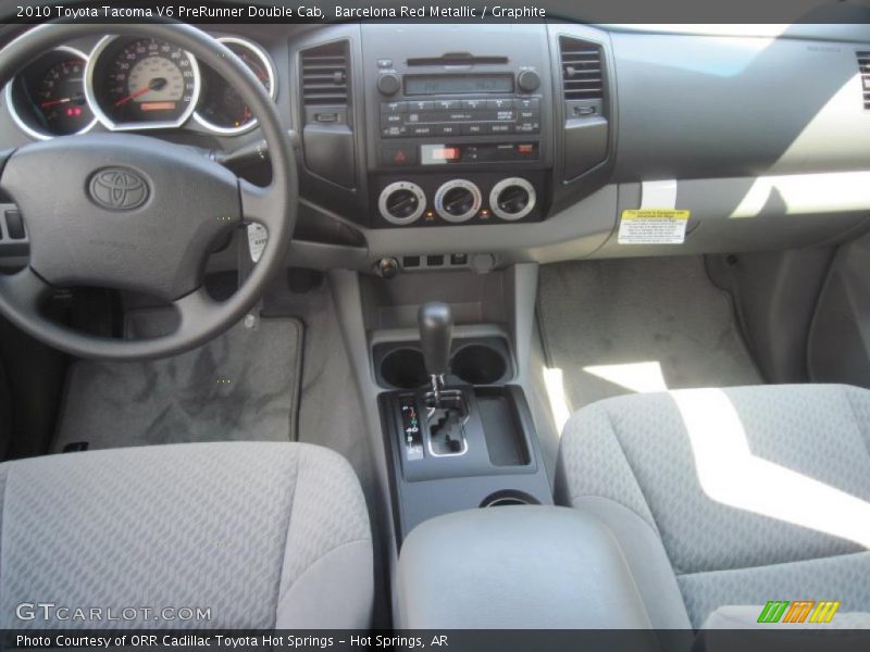 Barcelona Red Metallic / Graphite 2010 Toyota Tacoma V6 PreRunner Double Cab