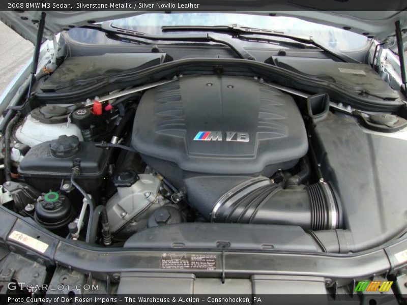 Silverstone Metallic / Silver Novillo Leather 2008 BMW M3 Sedan