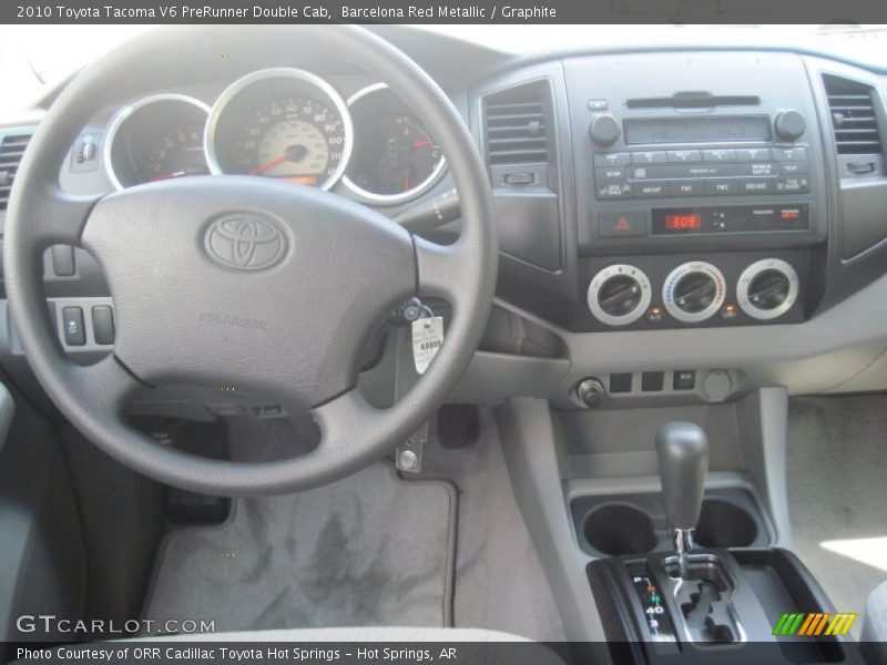 Barcelona Red Metallic / Graphite 2010 Toyota Tacoma V6 PreRunner Double Cab