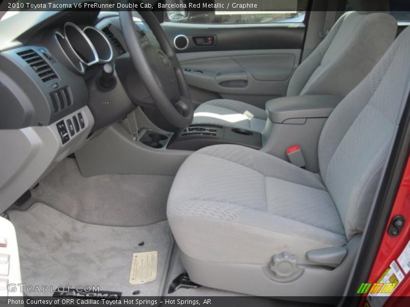 Barcelona Red Metallic / Graphite 2010 Toyota Tacoma V6 PreRunner Double Cab