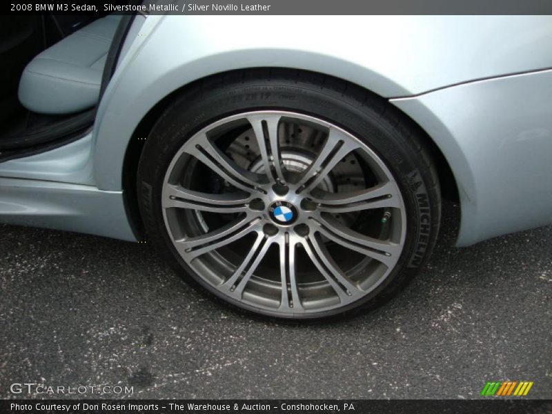 Silverstone Metallic / Silver Novillo Leather 2008 BMW M3 Sedan