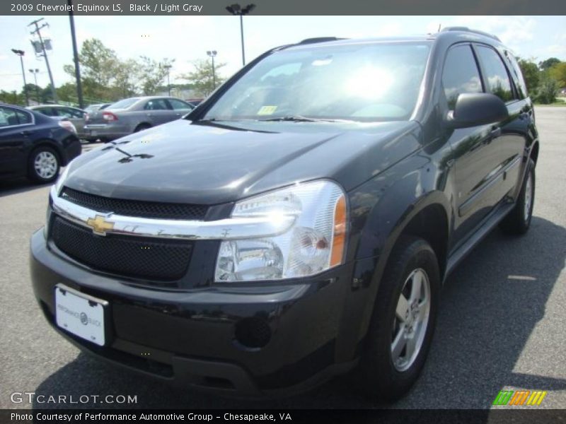 Black / Light Gray 2009 Chevrolet Equinox LS