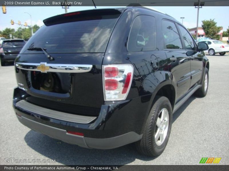 Black / Light Gray 2009 Chevrolet Equinox LS