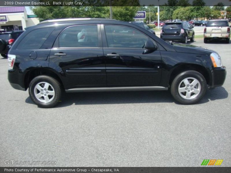 Black / Light Gray 2009 Chevrolet Equinox LS