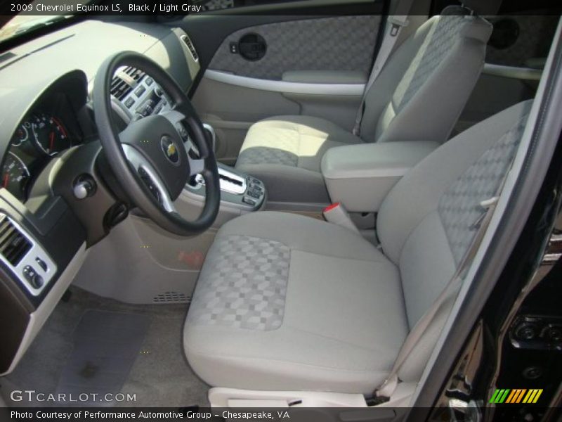 Black / Light Gray 2009 Chevrolet Equinox LS