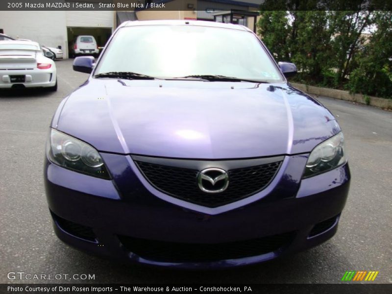 Strato Blue Mica / Black 2005 Mazda MAZDA3 i Sedan